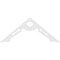 Ekena Millwork Pitch Cena Architectural Grade PVC Gable Pediment, 72"W x 30"H x 1"P (10/12) GPP072X030X100CEN - alternate 4